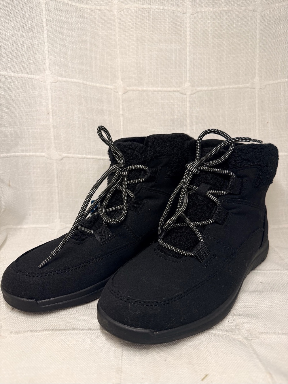 NWT JBU Freeze Black Faux Fur Winter Boots 10M